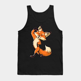 Mischievous Dancing Fox Tank Top